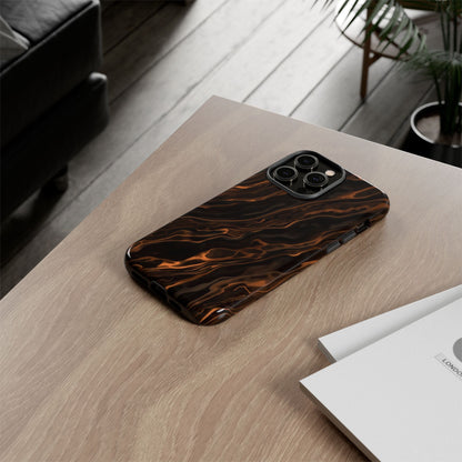 Copper Swirl Phone Case — Tough Protective iPhone Cover