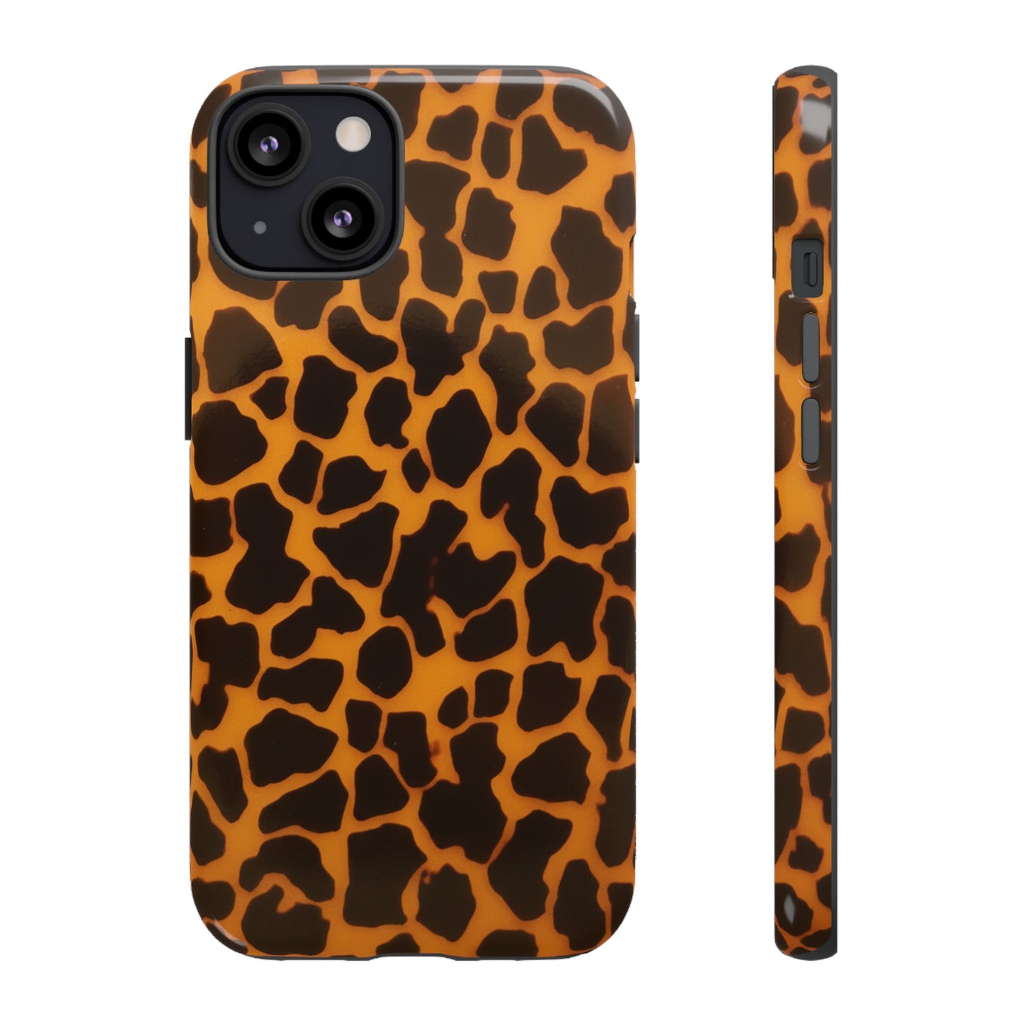 Leopard Print Tough Phone Case — Slim Protective iPhone Cover