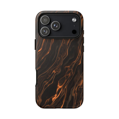 Copper Swirl Phone Case — Tough Protective iPhone Cover