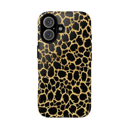 Giraffe Print Tough Phone Case — Durable Leopard-Style Protective Cover