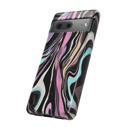 Abstract Marble Tough Phone Case — Pastel Swirl Protective Cover