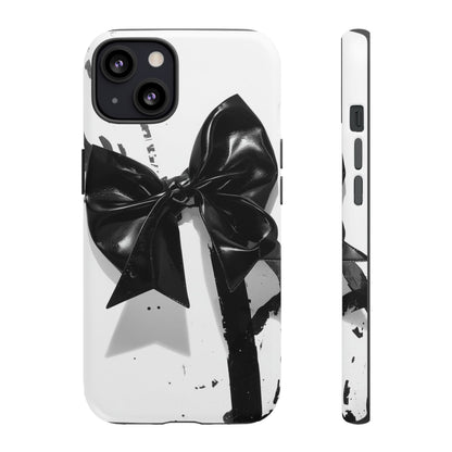 Phone Case — Black Bow Graphic Protective Cover