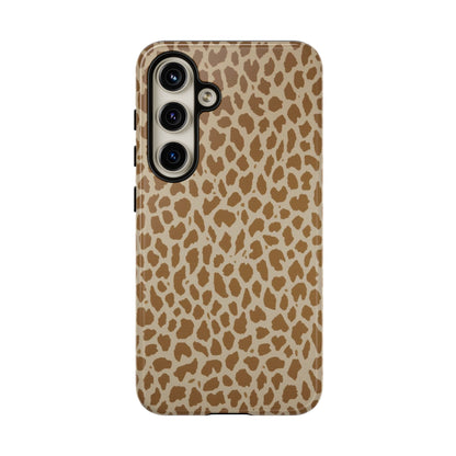 Leopard Print Tough Phone Case — Slim Protective Animal Pattern