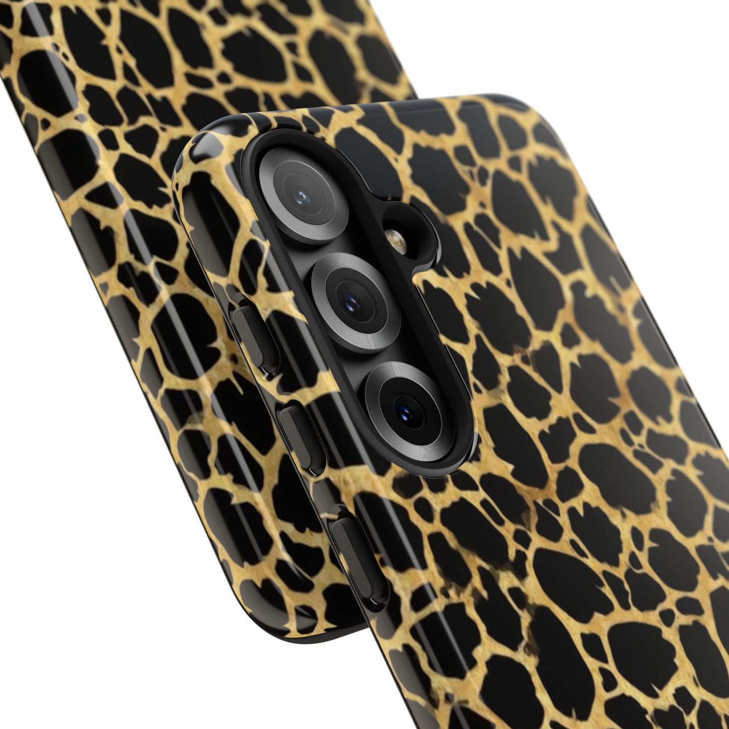 Giraffe Print Tough Phone Case — Durable Leopard-Style Protective Cover