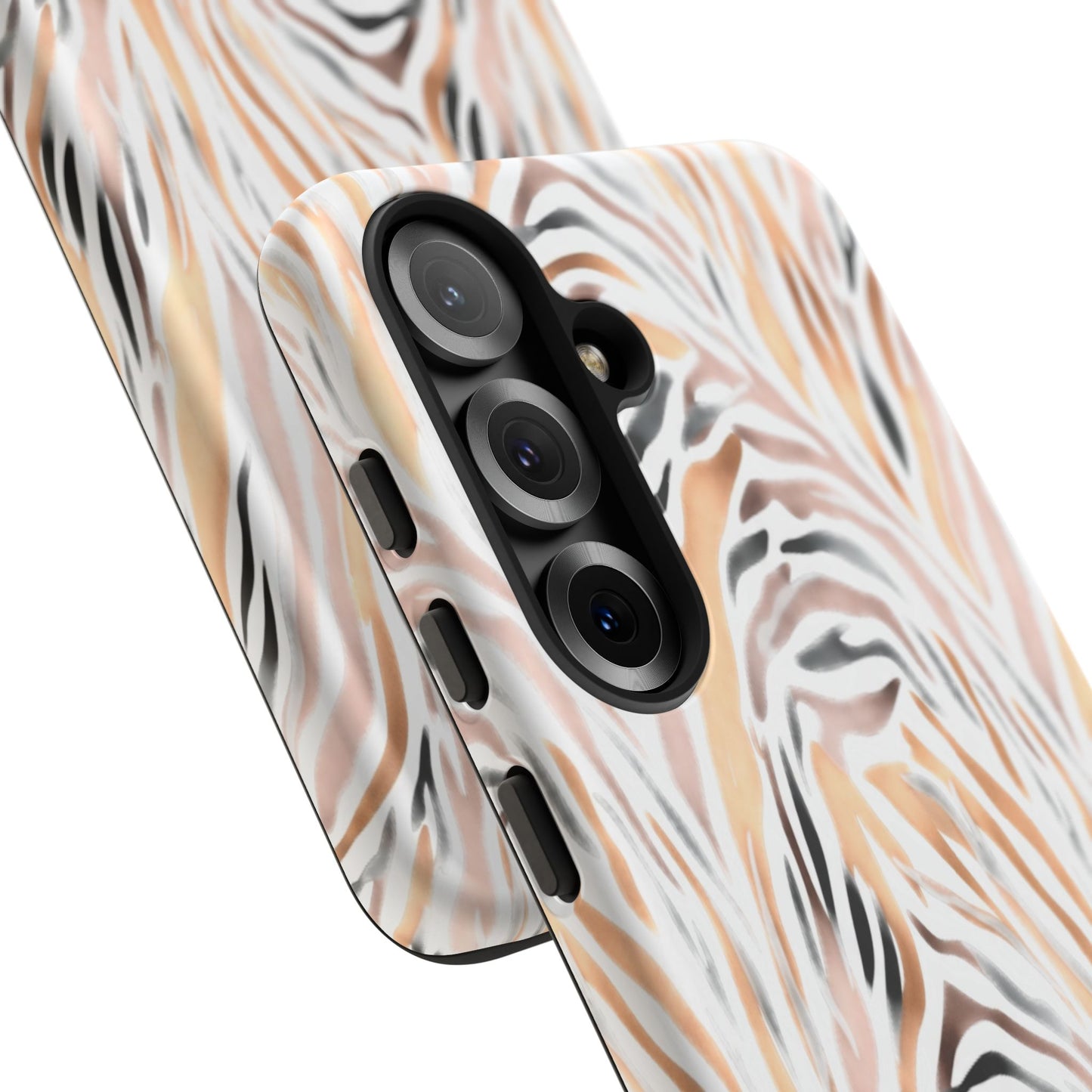 Tough Case — Neutral Watercolor Tiger Stripe Phone Case