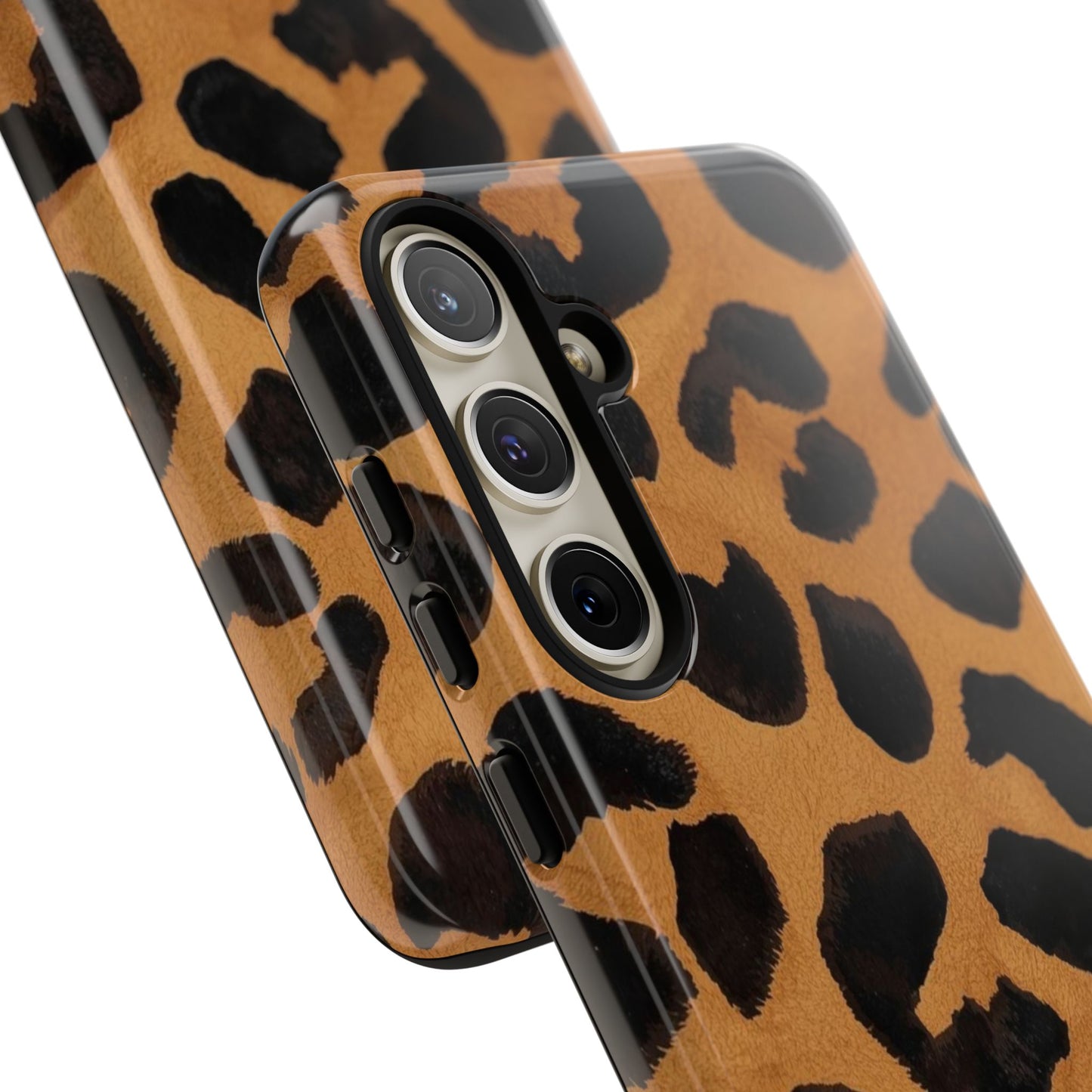 Leopard Print Tough Phone Case — Protective Animal Print iPhone Case