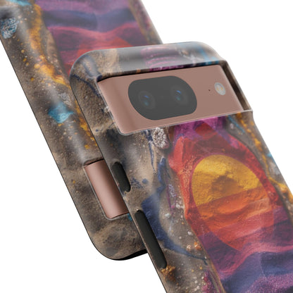 Phone Case — Colorful Sand Art Sunset Tough Protective Case