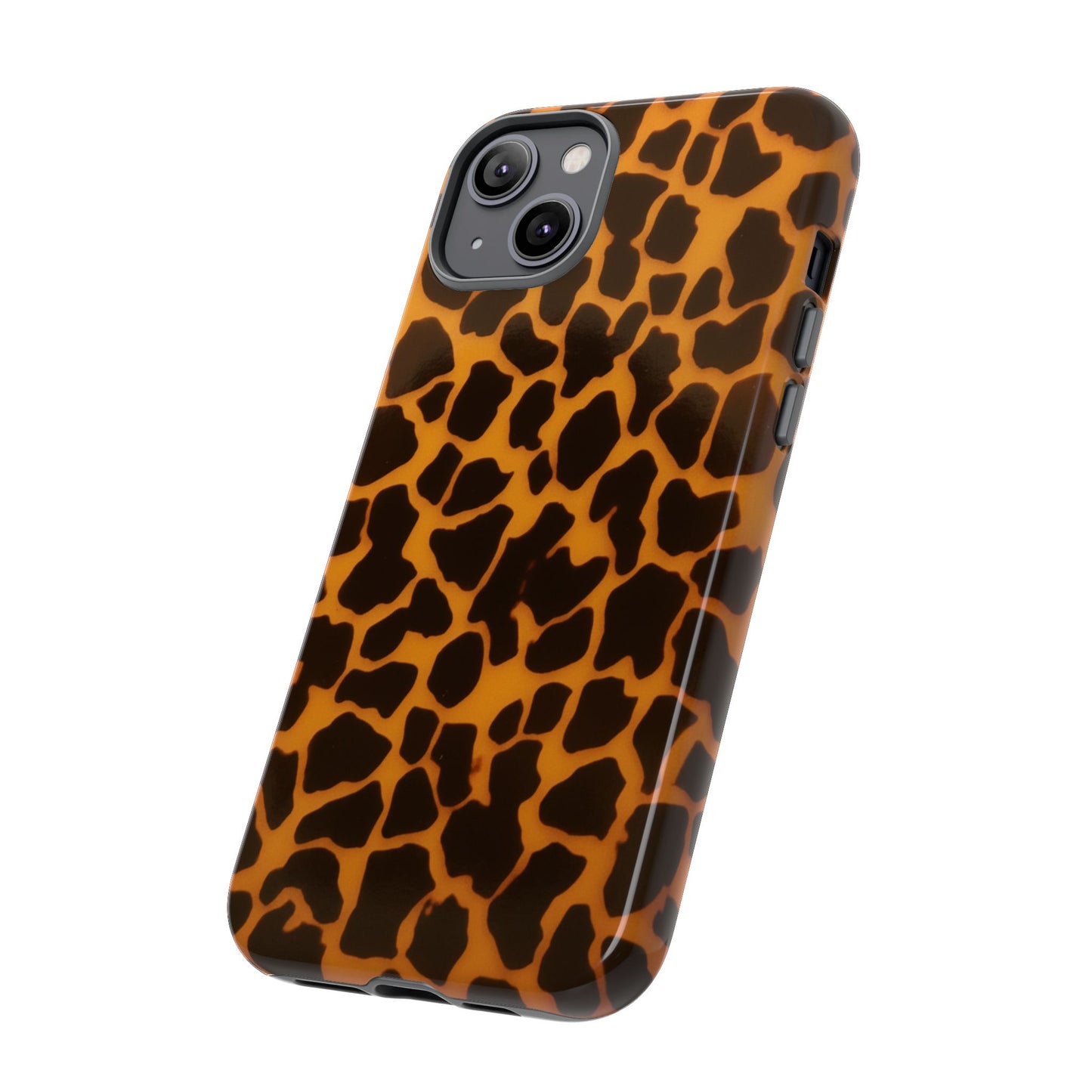 Leopard Print Tough Phone Case — Slim Protective iPhone Cover