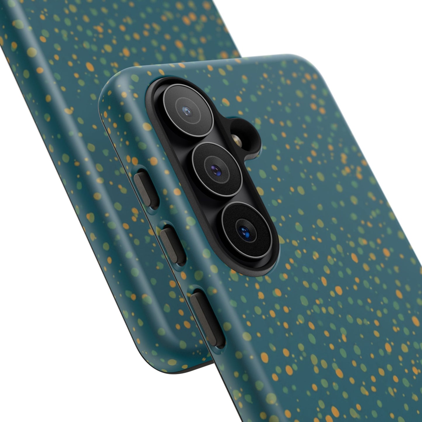 Teal Gold Confetti Tough Phone Case