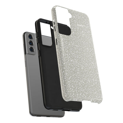 Speckled Gray Tough Phone Case — Protective Shockproof iPhone Cover