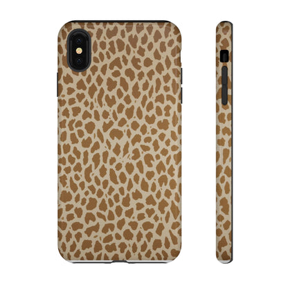 Leopard Print Tough Phone Case — Slim Protective Animal Pattern