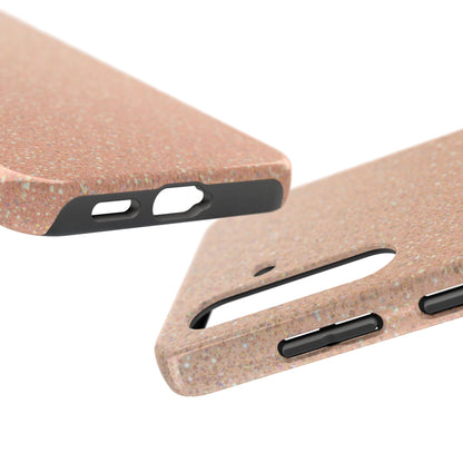 Glitter Rose Gold Tough Phone Case — Sparkling Protective iPhone Cover