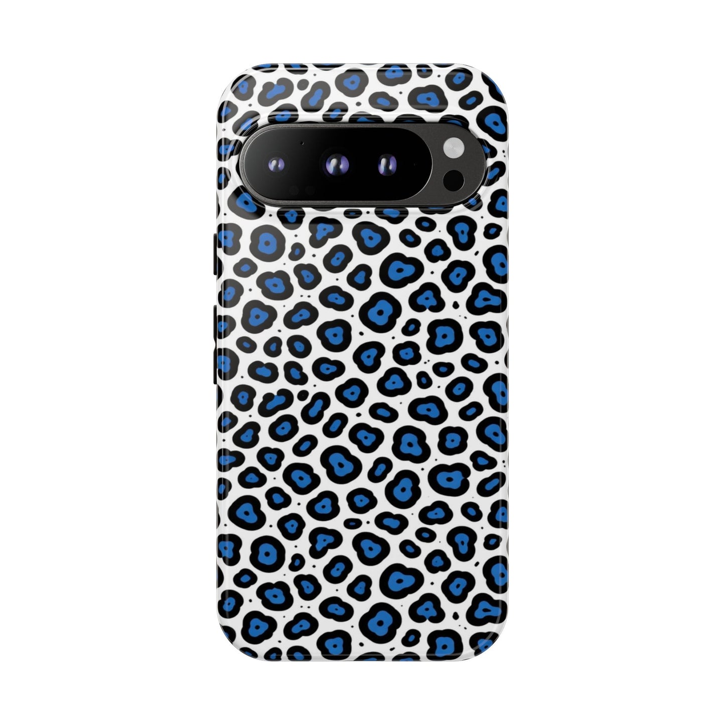 Blue Leopard Print Phone Case – Tough Protective Cover