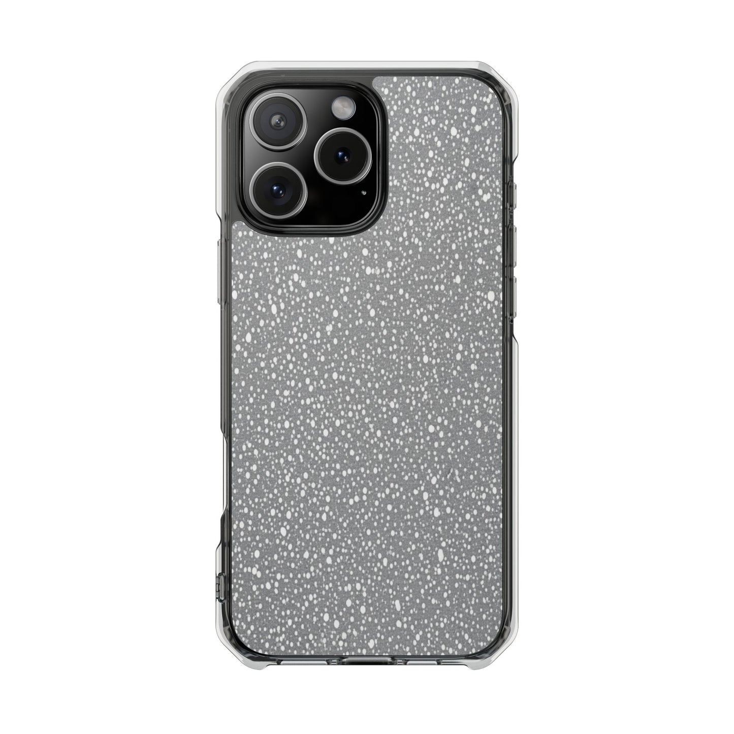 Clear Magnetic Impact Phone Case — Sparkle Glitter Protective Cover