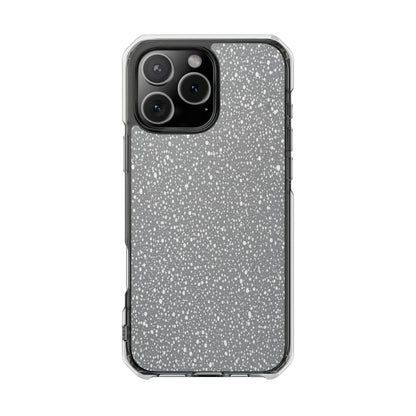 Clear Magnetic Impact Phone Case — Sparkle Glitter Protective Cover