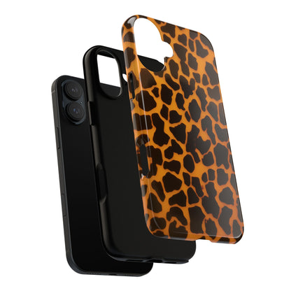 Leopard Print Tough Phone Case — Slim Protective iPhone Cover
