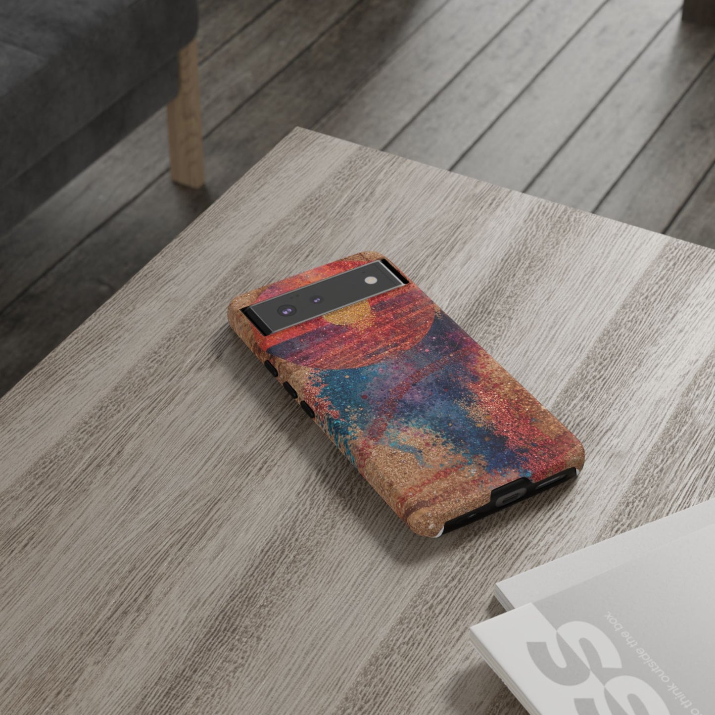 Retro Sunset Tough Phone Case
