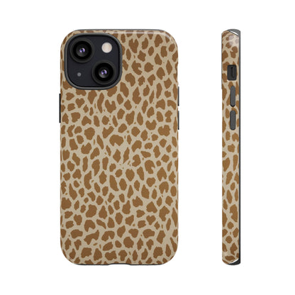 Leopard Print Tough Phone Case — Slim Protective Animal Pattern
