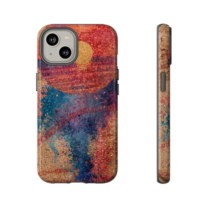 Retro Sunset Tough Phone Case