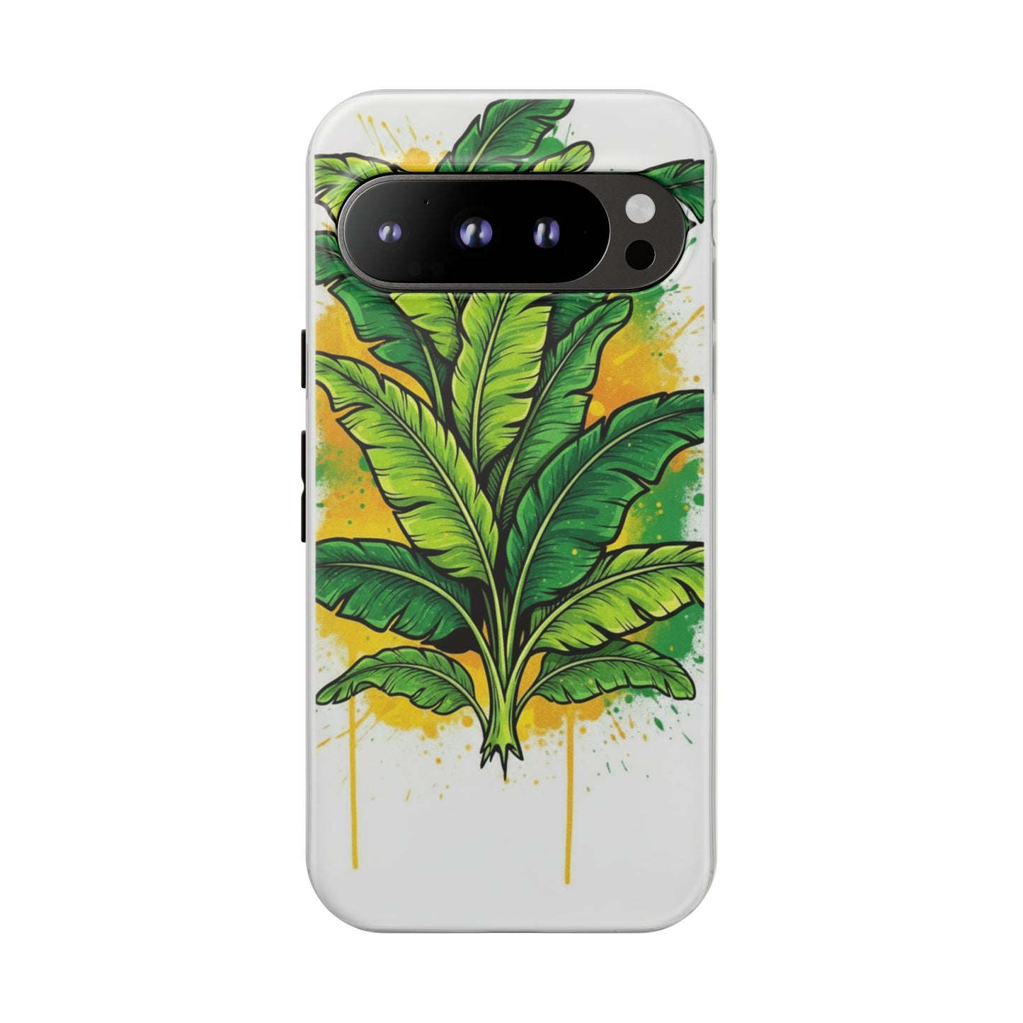 Tropical Banana Leaf Phone Case — Vibrant Green Plant Protector