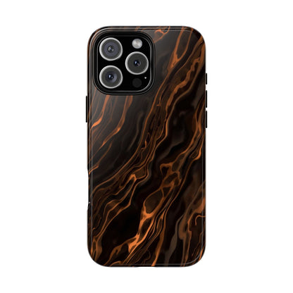 Copper Swirl Phone Case — Tough Protective iPhone Cover