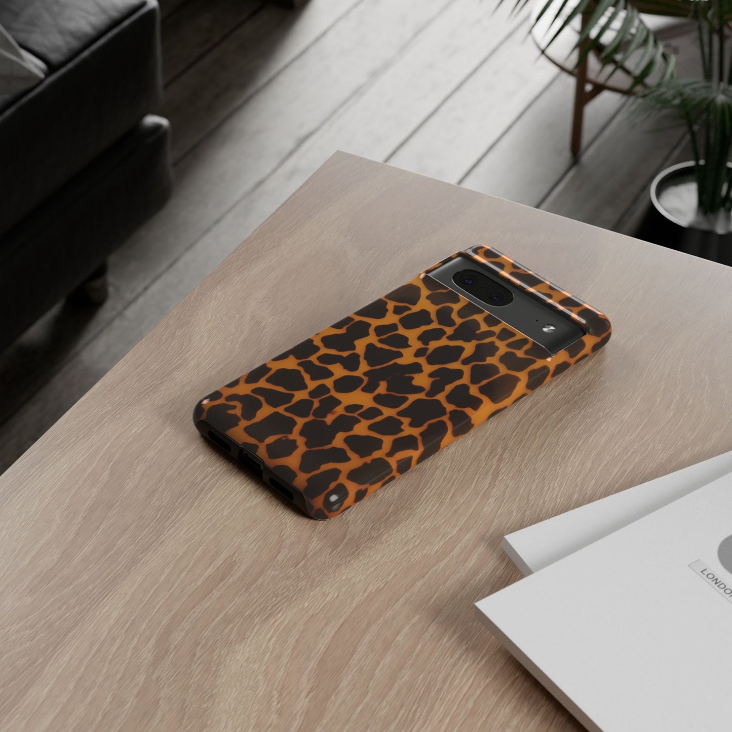Leopard Print Tough Phone Case — Slim Protective iPhone Cover