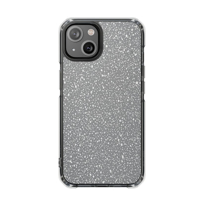 Clear Magnetic Impact Phone Case — Sparkle Glitter Protective Cover