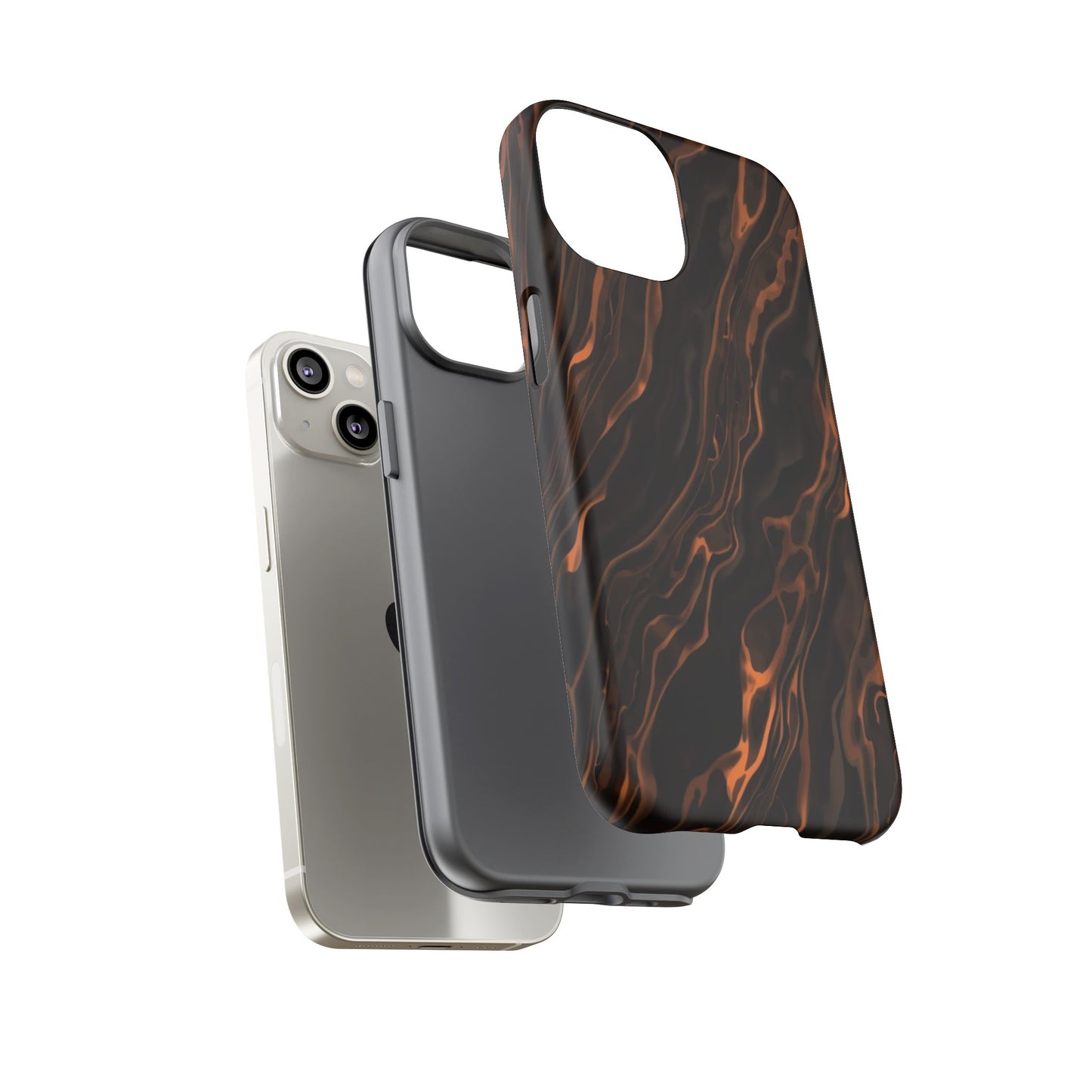 Copper Swirl Phone Case — Tough Protective iPhone Cover