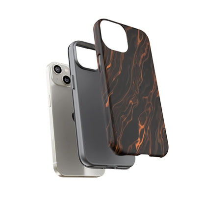 Copper Swirl Phone Case — Tough Protective iPhone Cover