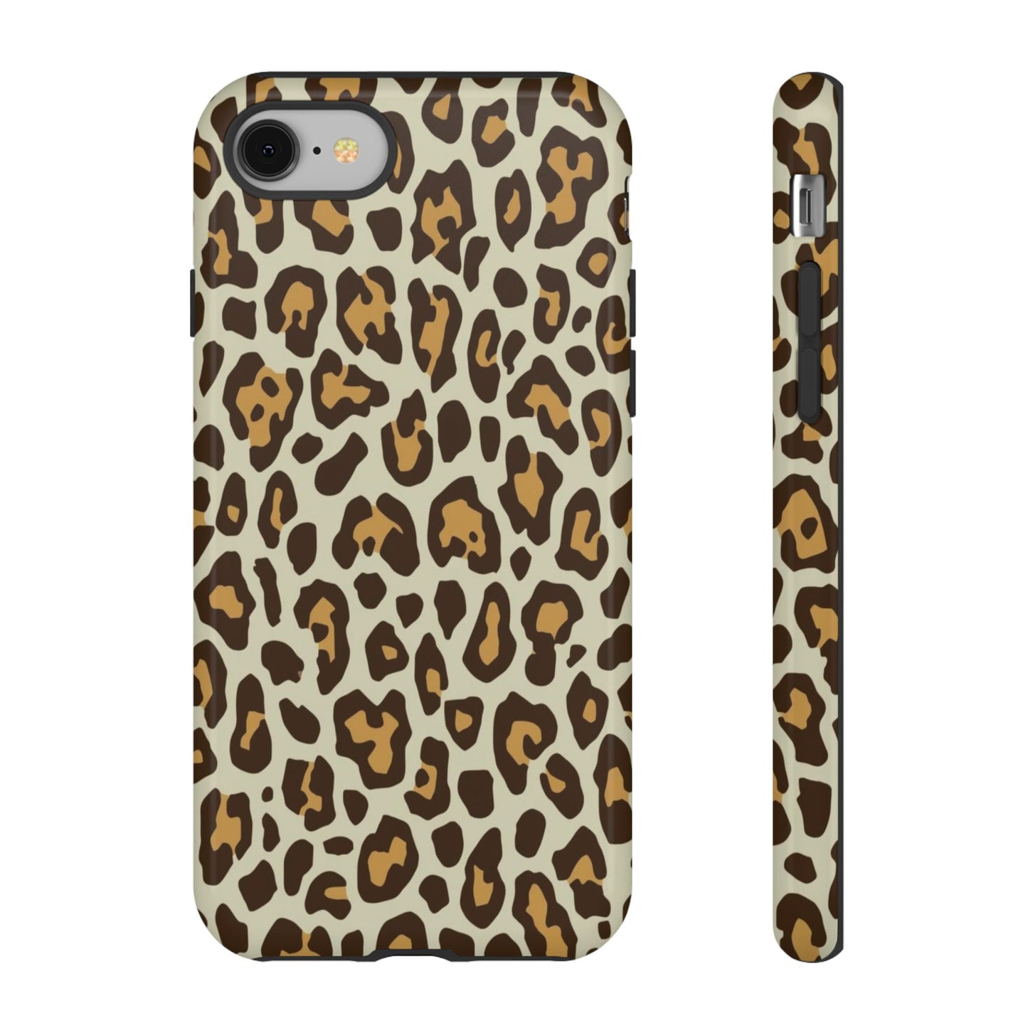 Leopard Print Tough Phone Case — Durable Protective Animal Print Case