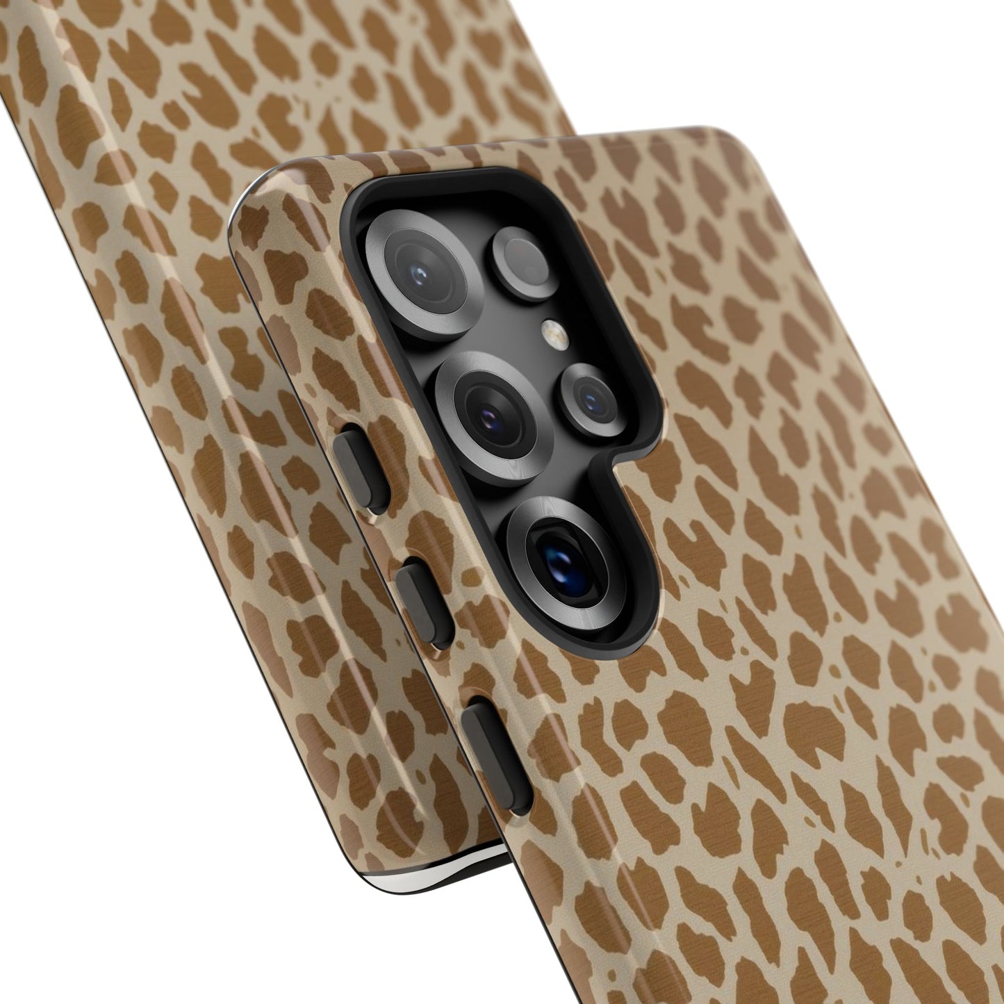 Leopard Print Tough Phone Case — Slim Protective Animal Pattern