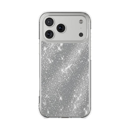 Clear Glitter Magnetic Phone Case — Sparkle Impact Protection