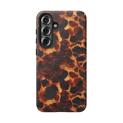 Tortoiseshell Phone Case — Protective iPhone Cover with Classic Amber Pattern
