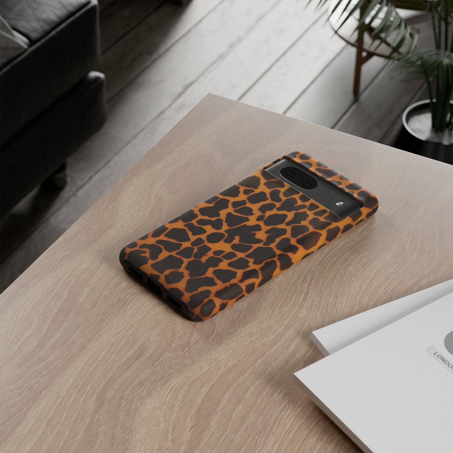 Leopard Print Tough Phone Case — Slim Protective iPhone Cover