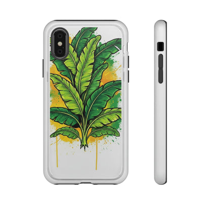 Tropical Banana Leaf Phone Case — Vibrant Green Plant Protector