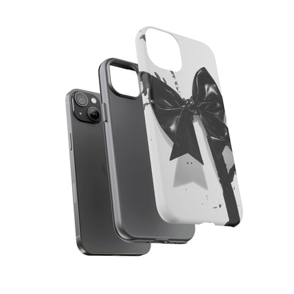 Phone Case — Black Bow Graphic Protective Cover