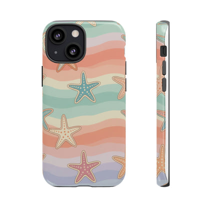 Starfish Wave Tough Phone Case — Pastel Beach Protective Cover