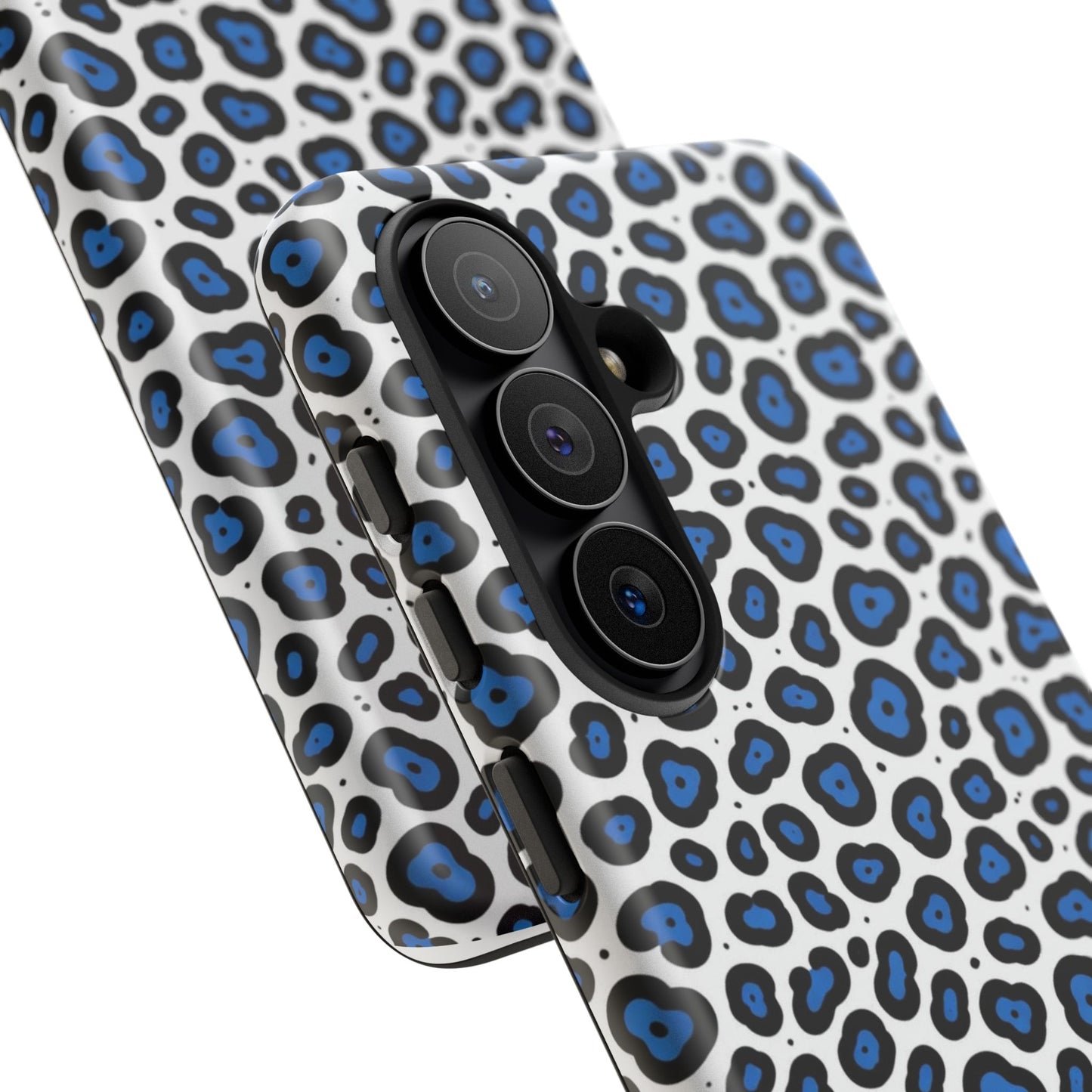 Blue Leopard Print Phone Case – Tough Protective Cover