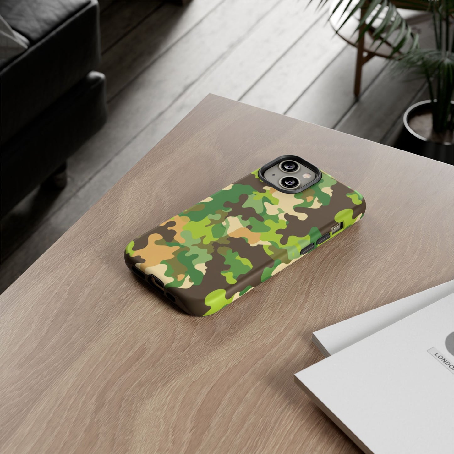 Camouflage Tough Phone Case — Military Camo Protective Cover