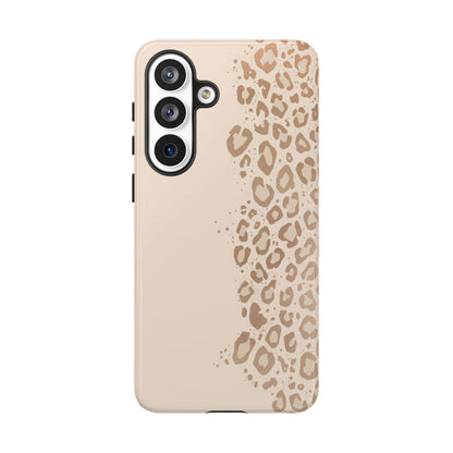 Phone Case – Beige Leopard Print Protective Cover