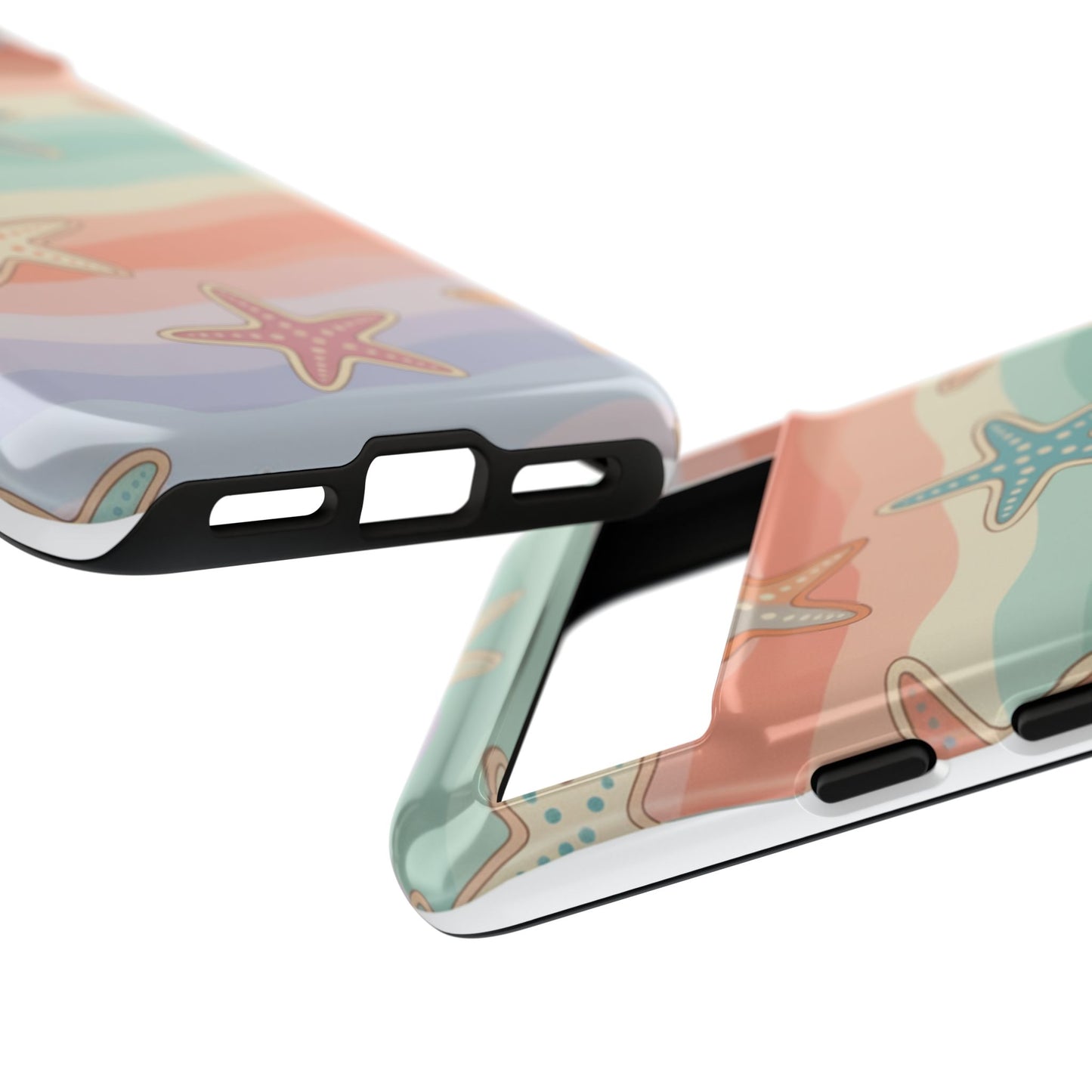 Starfish Wave Tough Phone Case — Pastel Beach Protective Cover