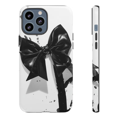 Phone Case — Black Bow Graphic Protective Cover
