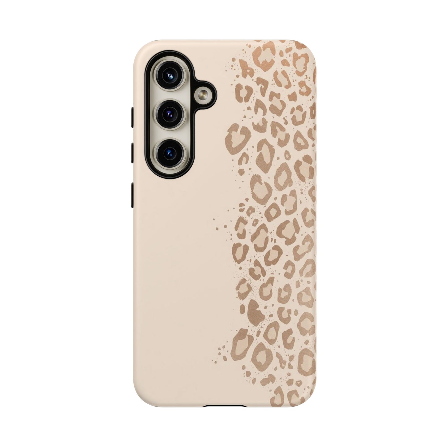 Phone Case – Beige Leopard Print Protective Cover