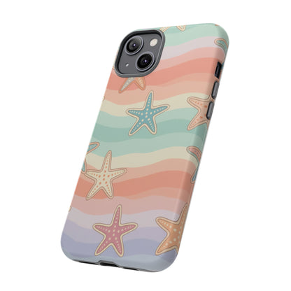 Starfish Wave Tough Phone Case — Pastel Beach Protective Cover
