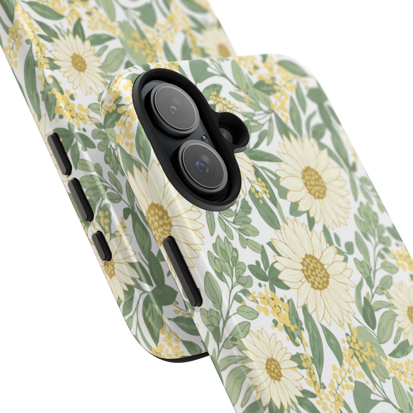 Daisy Meadow Tough Phone Case — Floral Protective Phone Cover