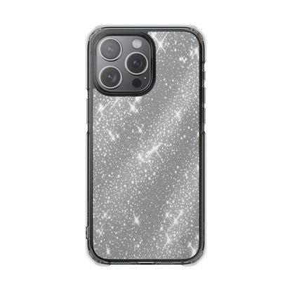 Clear Glitter Magnetic Phone Case — Sparkle Impact Protection