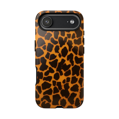 Leopard Print Tough Phone Case — Slim Protective iPhone Cover