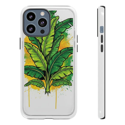 Tropical Banana Leaf Phone Case — Vibrant Green Plant Protector