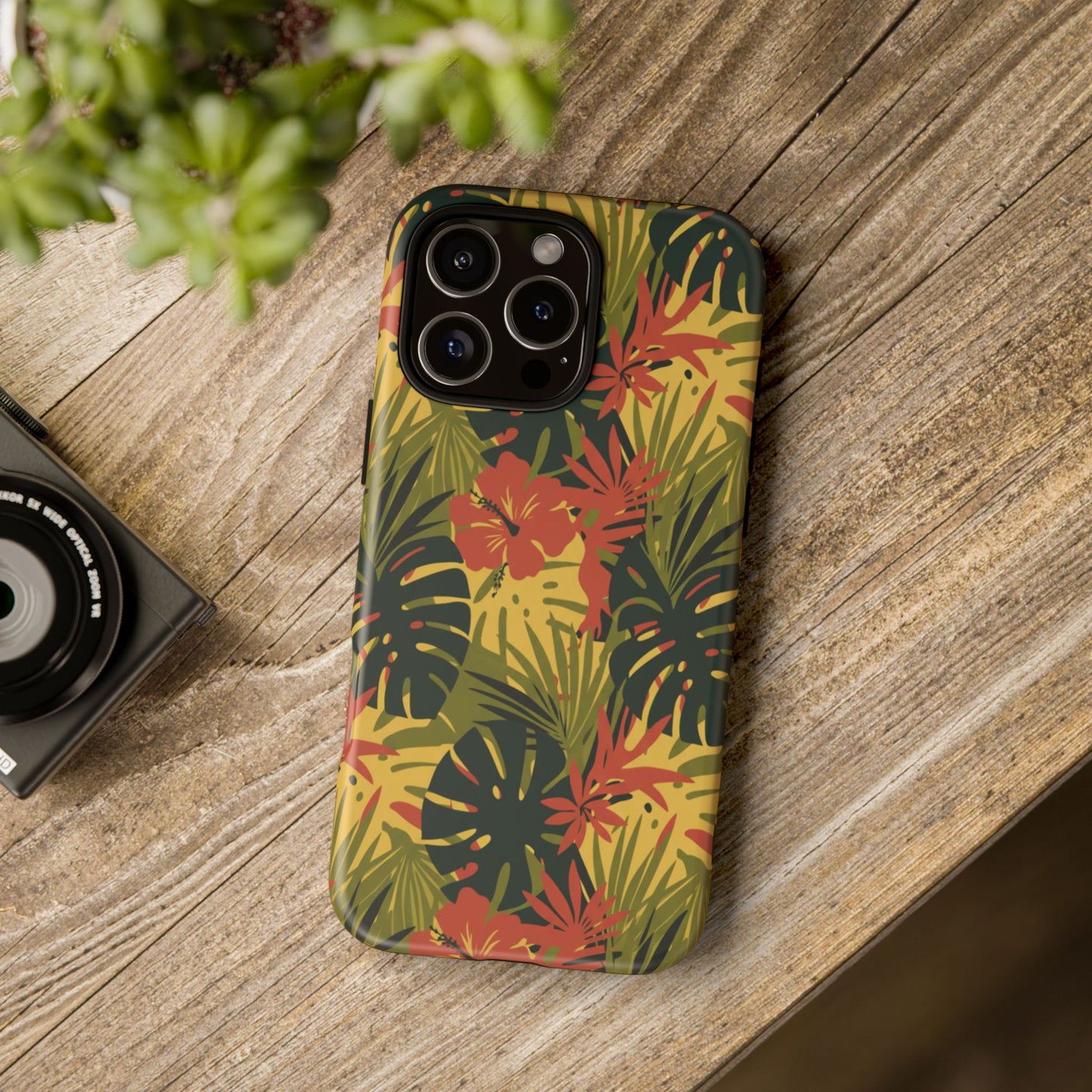 Tropical Hibiscus Phone Case — Durable Floral iPhone Protection