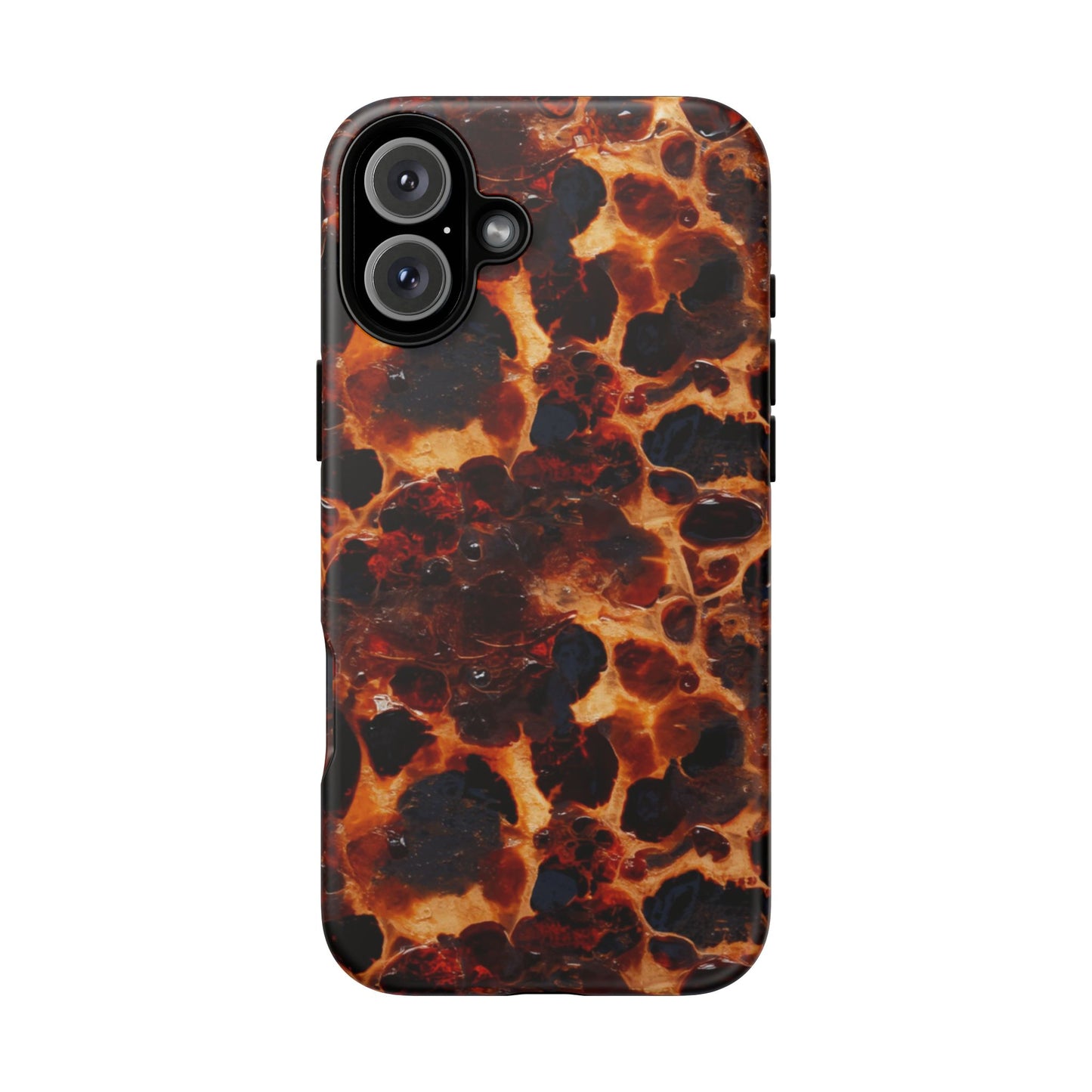 Tortoiseshell Phone Case — Protective iPhone Cover with Classic Amber Pattern